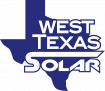 WEST TEXAS SOLAR (Blue and White) transparent background -smooth edge (002)